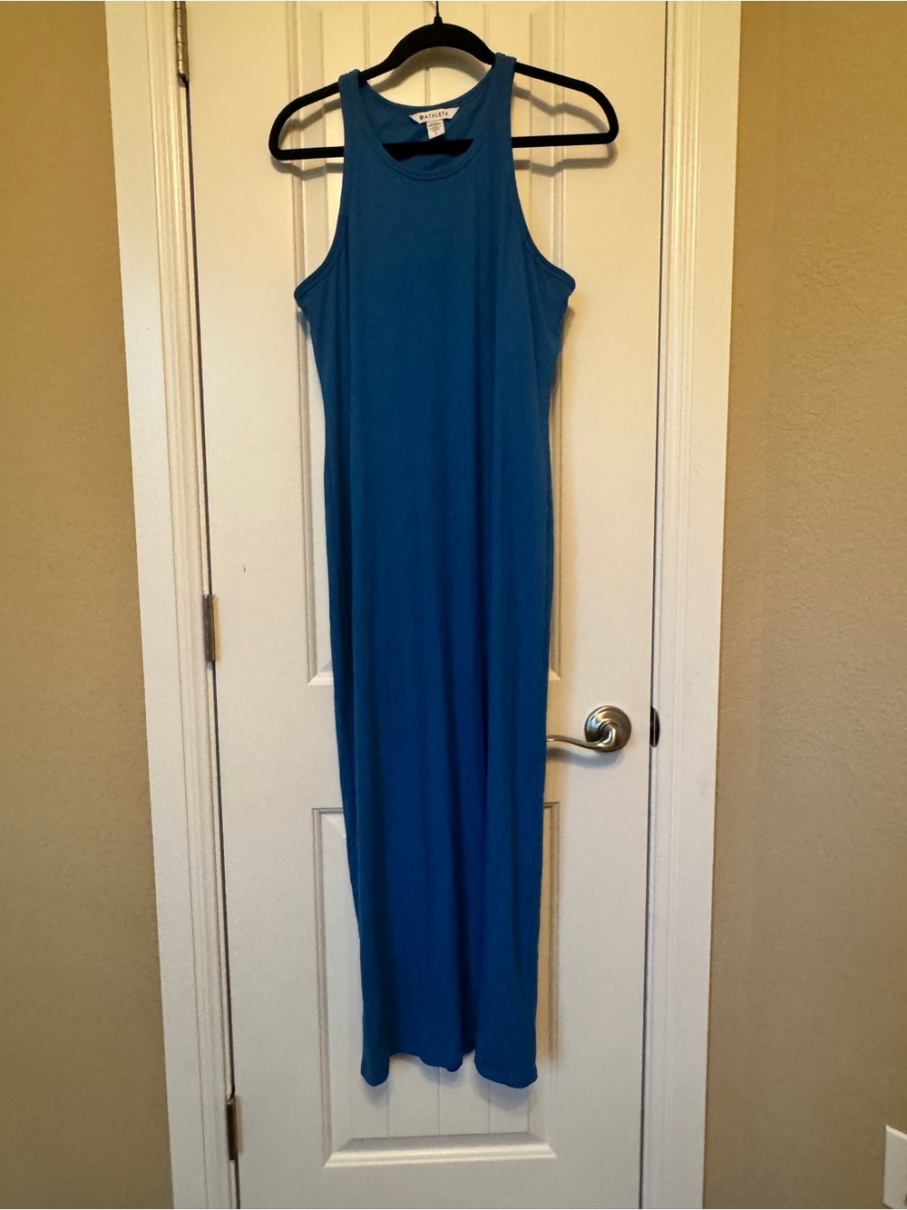 Athleta Teal Maxi Tank Dress